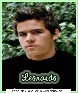 poze actorii din telenovela rebelde leonardo