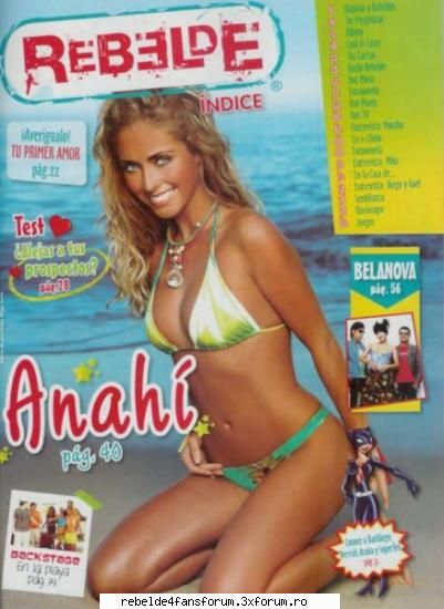 La "Revista Rebelde Oficial" - fan_anahi - Rebelde