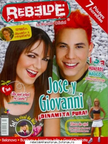 La "Revista Rebelde Oficial" - jose y giovanni - Rebelde