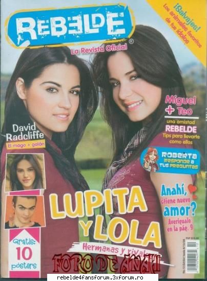 La "Revista Rebelde Oficial" - fan_anahi - Rebelde