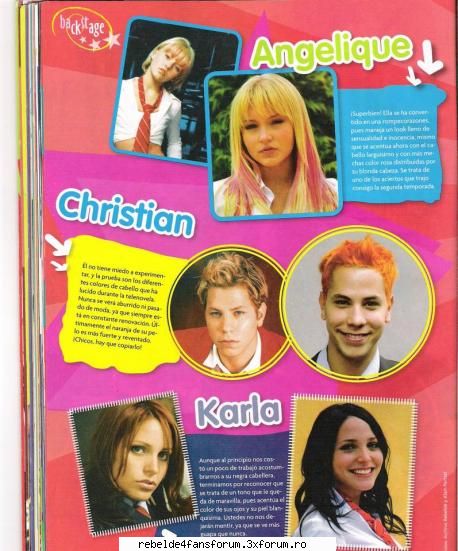 Poze cu actorii din telenovela Rebelde - madyflory - Rebelde