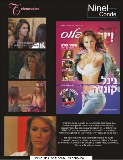 ninel conde(alma rey) - dienux - Rebelde